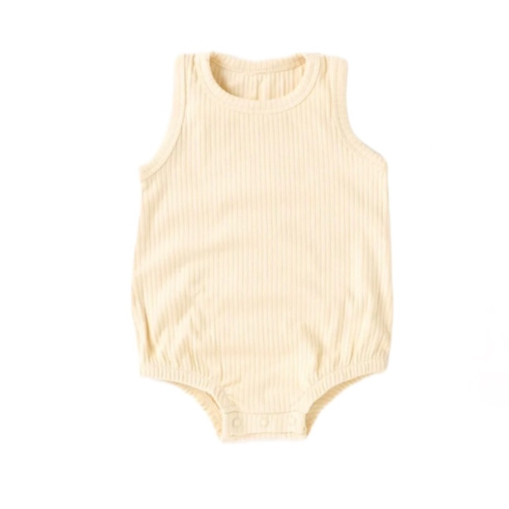 Organic Cotton Ribbed Tank Top Onesie